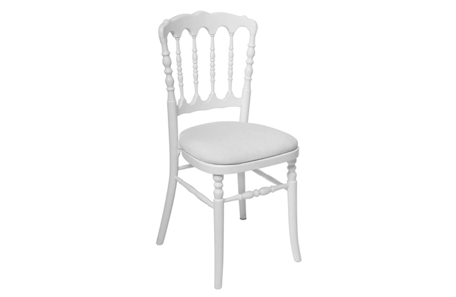 La chaise napoléon blanche apportera une touche d élégance a votre décoration.

TARIF DEGRESSIF (4€ A PARTIR DE 61 PIECES) 