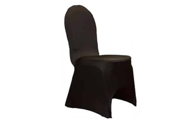 Housse en lycra noir : grâce a leur matière élastique et a leur fixation sous les 4 pieds elle s adapterons a la majorité de vos chaises
ATTENTION A RENDRE SALE