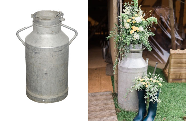 Véritable pot de lait ancien , idéal pour décoration champêtre.
